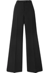 GIVENCHY WOOL-BLEND TWILL FLARED PANTS