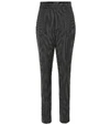 SAINT LAURENT HIGH-RISE WOOL PANTS,P00402503