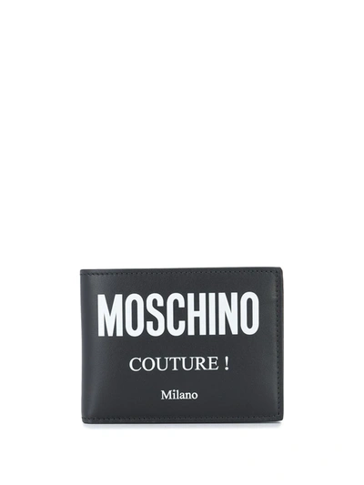 Moschino Logo印花钱包 In Black