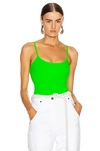 ALIX ALIX NYC ELIZABETH BODYSUIT IN GREEN,ALIX-WS73