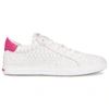 DSQUARED2 LOW-TOP SNEAKERS TENNIS CLUB CALFSKIN EMBOSSING WHITE