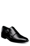 Florsheim Jetson Cap Toe Monk Shoe In Black