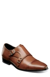 Florsheim Jetson Cap Toe Monk Shoe In Cognac