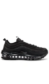 Nike Air Max 97 Sneakers In Triple Black In Black & Dark Grey