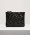 VIVIENNE WESTWOOD Coventry Quilted Pouch Black