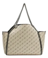 STELLA MCCARTNEY Falabella Reversible Monogram Canvas and Faux Leather Tote Bag,5057865764290