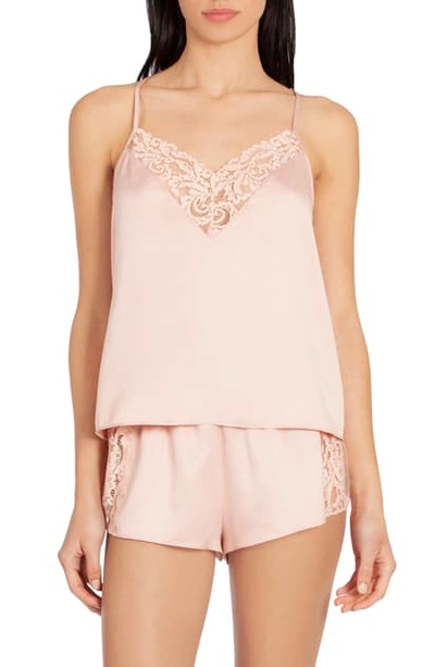 In Bloom By Jonquil Satin Short Pajamas In Neutral