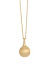 Marco Bicego Women's Africa Boules 18k Yellow Gold & 0.03 Tcw Diamond Pendant Necklace