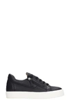 GIUSEPPE ZANOTTI FRANKIE SNEAKERS IN BLACK LEATHER,11061058