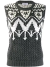 BRUNELLO CUCINELLI EMBELLISHED jumper waistcoat