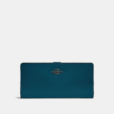 Coach peacock wallet sale