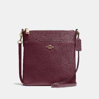 Coach Kitt Messenger Crossbody In Vintage Mauve/gold