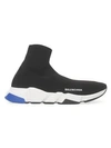 Balenciaga Speed Knitted Sock Hi-top Sneakers In Black