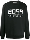 VALENTINO 2099 LOGO PRINT SWEATSHIRT