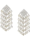 ALESSANDRA RICH OVERSIZED EMBELLISHED EARRINGS