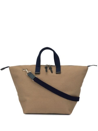 Cabas Medium Bowler Bag In Neutrals