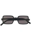 Saint Laurent Square Sunglasses In Black