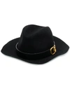 Valentino Garavani Vring Floppy Hat In N01 Blk Blk