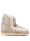 Mou Eskimo 18 Ankle Boots In Grey