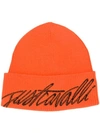 JUST CAVALLI LOGO KNITTED HAT