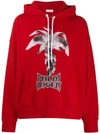 PALM ANGELS LOGO PRINT HOODIE