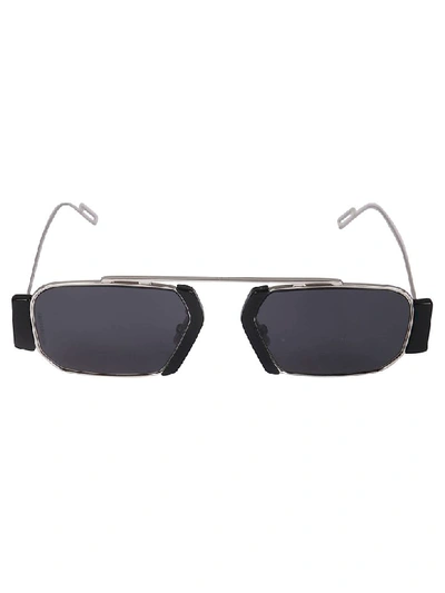 Dior Chroma2 Sunglasses In Silver/black