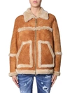 DSQUARED2 SHEEPSKIN JACKET WITH POCKETS,163828