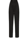 AMBUSH HIGH-WAIST STRAIGHT LEG TROUSERS