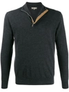 N•peal The Regent Fine-knit Jumper In Grey