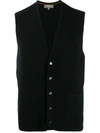 N•peal The Chelsea Milano Waistcoat In Black