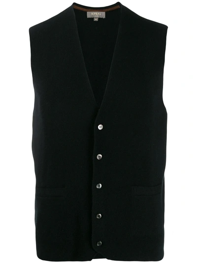 N•peal The Chelsea Milano Waistcoat In Black