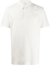 Sunspel Riviera Short-sleeve Polo Shirt In White