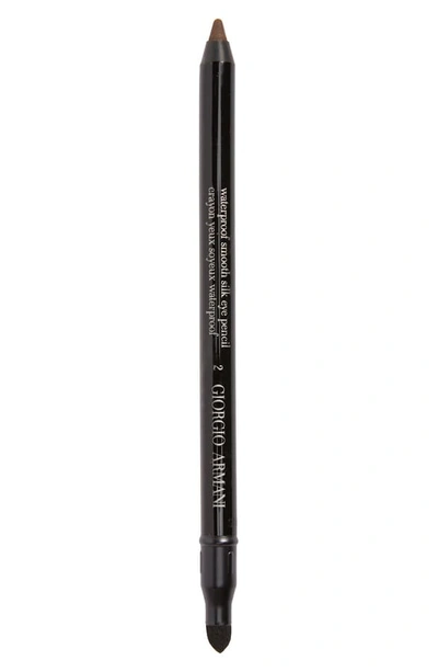 Giorgio Armani Eyes To Kill Waterproof Eye Pencil In #2 Brown