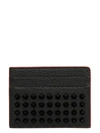 CHRISTIAN LOUBOUTIN BLACK CARD HOLDER,1185049CM53