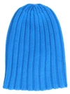LANEUS LIGHT BLUE CASHMERE HAT,ACU30635