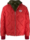 Gucci Reversible Down Jacket In Red