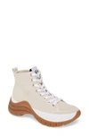 Calvin Klein Jeans Est.1978 Calvin Klein Timotha High Top Sneaker In Stone Suede