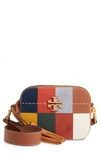 TORY BURCH MCGRAW PATCHWORK LEATHER CAMERA BAG,58079