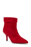 Vince Camuto Amvita Bootie In Ramba Red Suede
