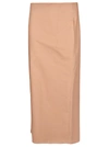 JIL SANDER PINK COTTON SKIRT,JNWM3508AJM2535265