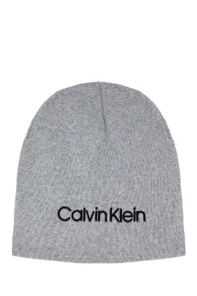 Calvin Klein Grey Wool Hat