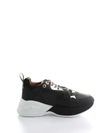 ALEXANDER SMITH BLACK LEATHER SNEAKERS,SP73996