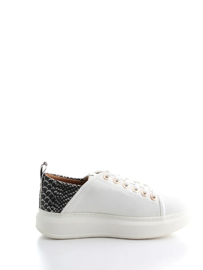 Alexander Smith White Leather Trainers