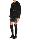 AINEA ECO SHEARLING JACKET WITH STUDDED BELT