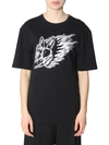 MCQ BY ALEXANDER MCQUEEN COTTON CREW NECK T-SHIRT WITH PRINT