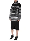 GIVENCHY OVERSIZE FIT WOOL MIXED SWEATER