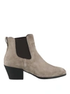 HOGAN TEXAN STYLE SUEDE ANKLE BOOTS