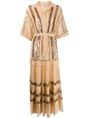 TEMPERLEY LONDON SEQUINED CREPE MAXI DRESS