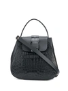 NICO GIANI EMBOSSED MYRIA TOTE BAG