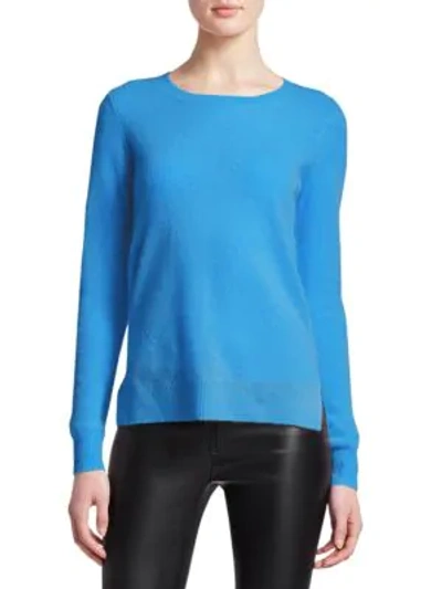 Saks Fifth Avenue Collection Featherweight Cashmere Sweater In Sailor Blue